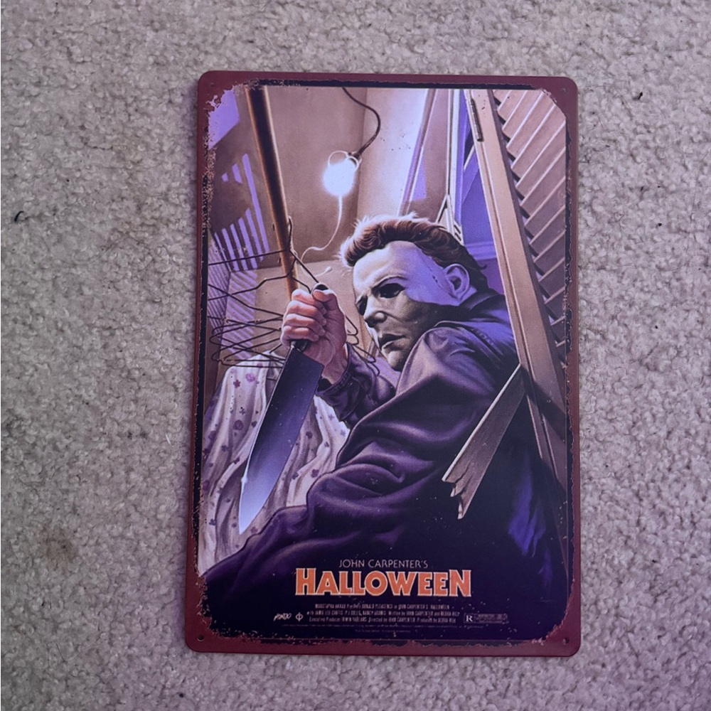 Mini horror movie posters.